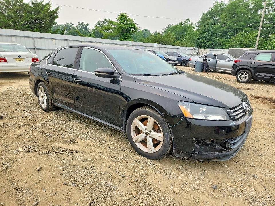 2012 Volkswagen Passat VIN 1VWBP7A35CC009816 COPART salvage auction — FRONT END, Pa - Cert Of Title, sold $325 on 2026-07-24 (photo 4)