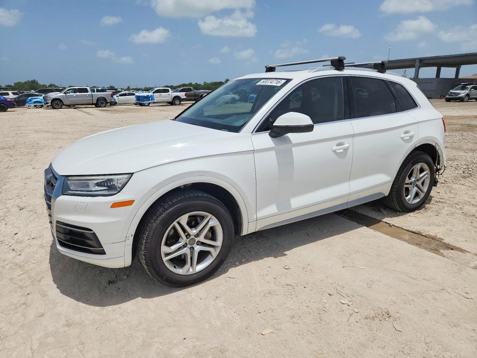 2019 Audi Q5 VIN WA1ANAFY5K2096556 COPART salvage auction — REAR END, Fl - Cert Of Title Slvg Rebuildable, sold $8,700 on 2026-07-16 (photo 1)