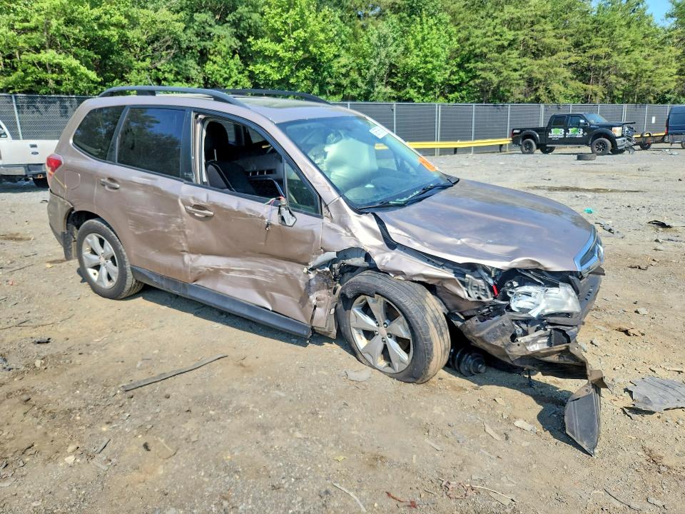 2014 Subaru Forester VIN JF2SJAGCXEH440829 COPART salvage auction — FRONT END, Md - Cert Of Salvage > 75% Damage, sold $475 on 2026-07-28 (photo 4)