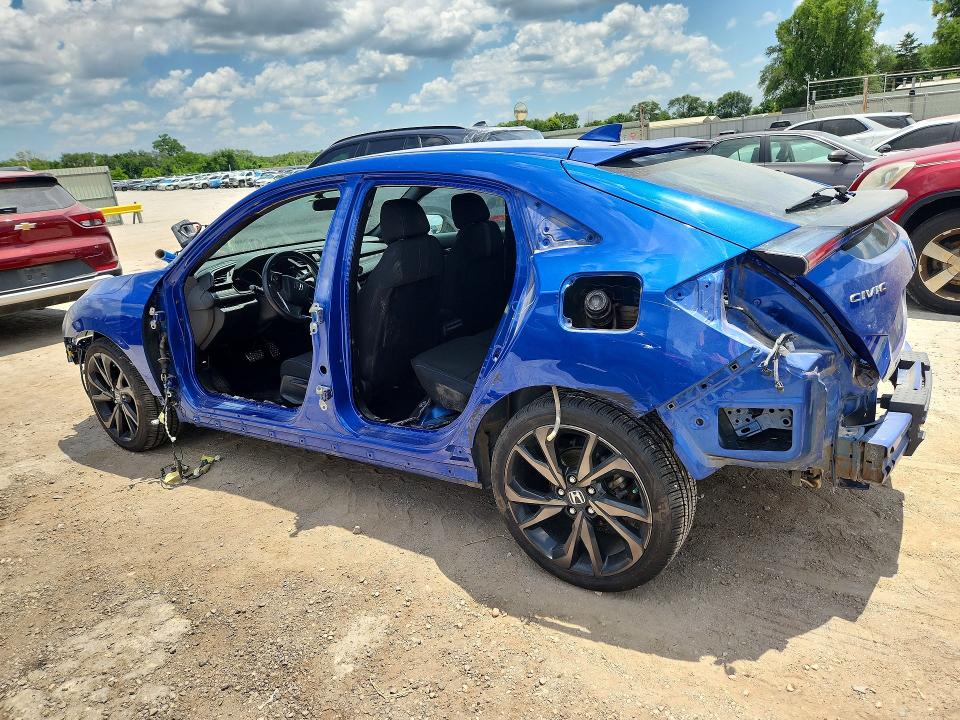 2017 Honda Civic VIN SHHFK7H47HU202754 COPART salvage auction — SIDE, Ks - Cert Of Title-Salvage, sold $250 on 2026-07-29 (photo 2)