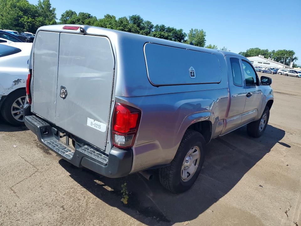 2018 Toyota Tacoma VIN 5TFRX5GN2JX127357 COPART salvage auction — REAR END, CT - CERTIFICATE OF TITLE, sold $625 on 2026-07-28 (photo 3)