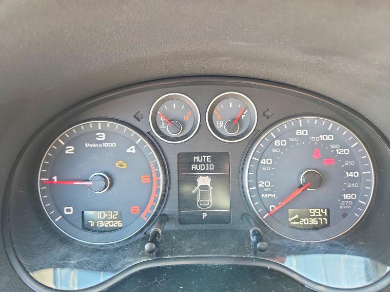 2011 Audi A3 VIN WAUKJAFM8BA007035 COPART salvage auction — HAIL, CO - CERTIFICATE OF TITLE, sold $1,050 on 2026-08-03 (photo 9)