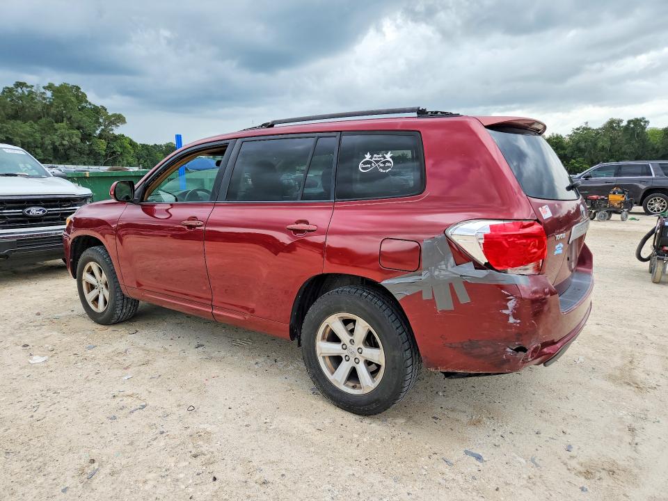 2008 Toyota Highlander VIN JTEDS41A082009657 COPART salvage auction — MINOR DENT/SCRATCHES, Fl - Certificate Of Title, sold $250 on 2026-07-28 (photo 2)