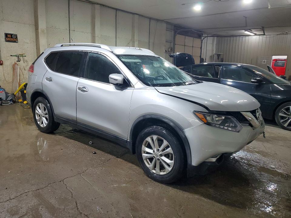 2016 Nissan Rogue VIN KNMAT2MTXGP654095 COPART salvage auction — FRONT END, Salvage Title, sold $425 on 2026-07-23 (photo 4)