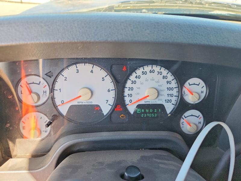 2007 Dodge Ram 1500 VIN 1D7HA182X7S222108 COPART salvage auction — FRONT END, CA - SALVAGE CERTIFICATE, sold $575 on 2026-08-21 (photo 9)