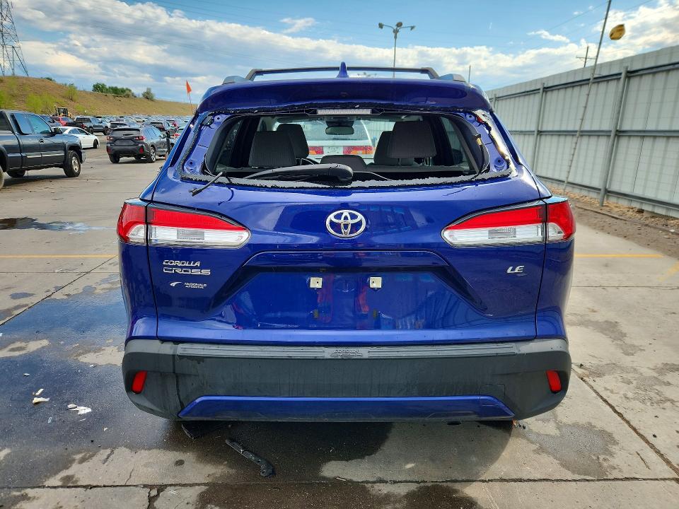 2024 Toyota Corolla cross VIN 7MUCAAAG5RV073568 COPART salvage auction — HAIL, Co - Certificate Of Title, sold $8,200 on 2026-07-27 (photo 6)