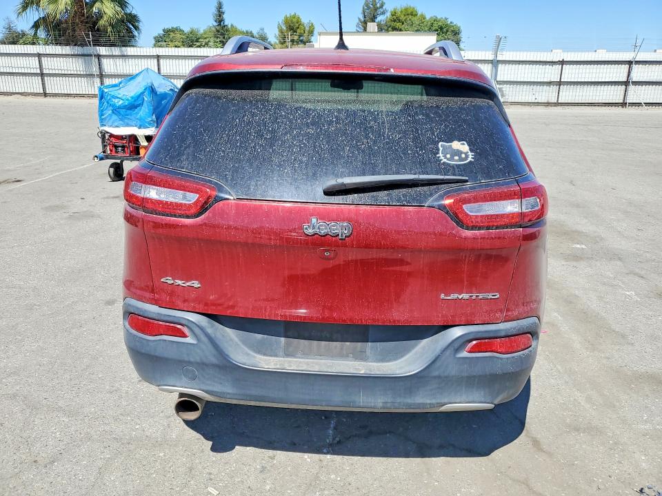 2014 Jeep Cherokee VIN 1C4PJMDB8EW159061 COPART salvage auction — MINOR DENT/SCRATCHES, Ca - App For Dup Clean Or Ac, sold $850 on 2026-07-31 (photo 6)
