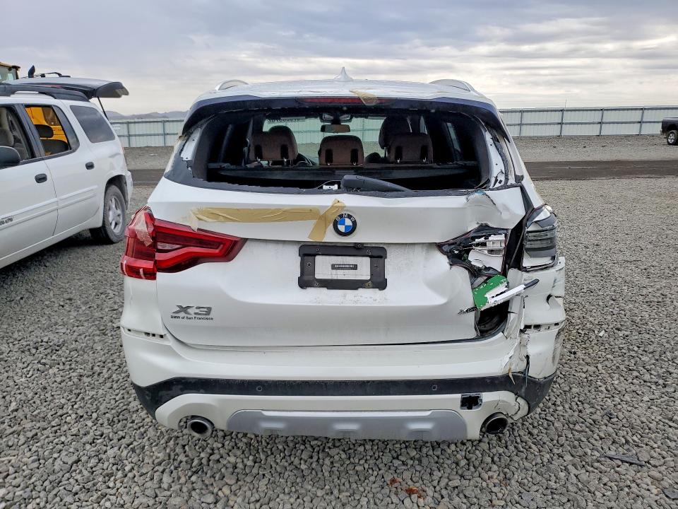 2019 BMW X3 VIN 5UXTR9C50KLE14784 COPART salvage auction — REAR END, CA - SALVAGE CERTIFICATE, sold $9,600 on 2026-07-30 (photo 6)