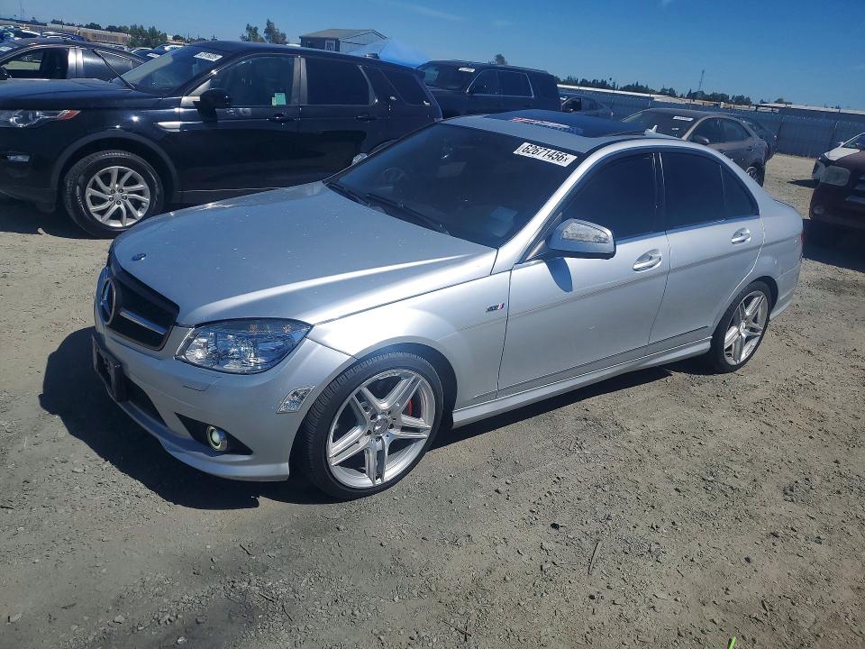 2008 Mercedes-benz C class VIN WDDGF56X38F033376 COPART salvage auction — MINOR DENT/SCRATCHES, Ca - Dis/Dlr/Exp Clean W/Salv Hist (P), sold $900 on 2026-08-13 (photo 1)