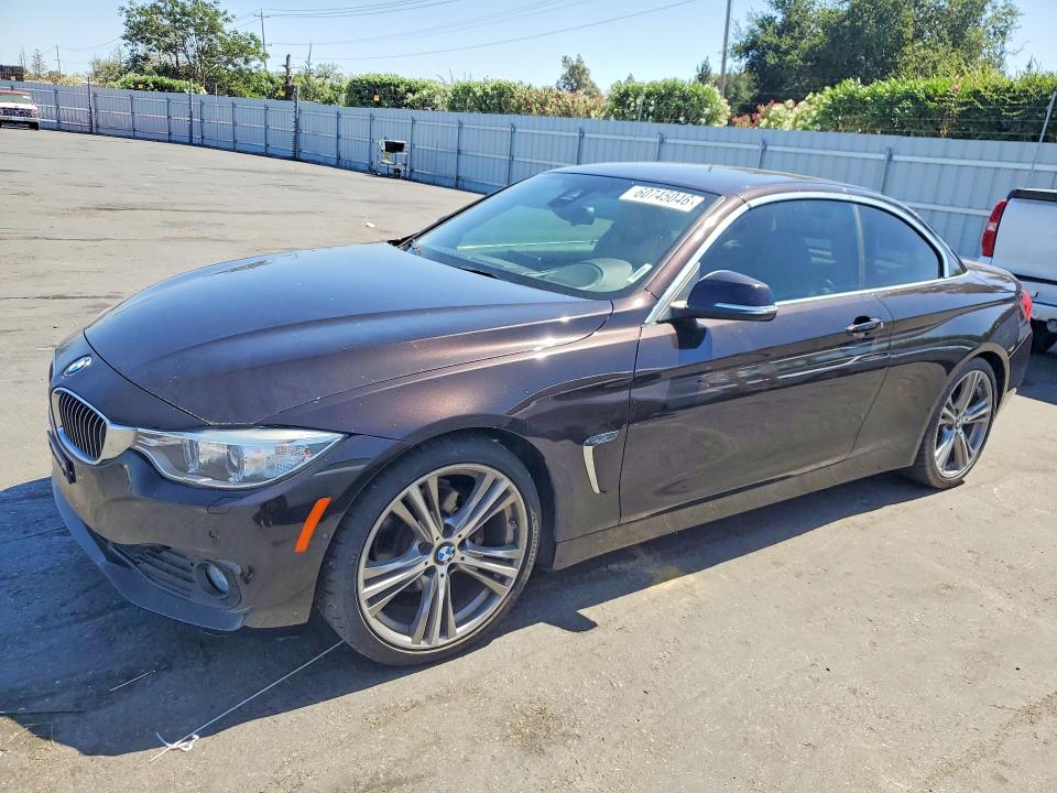 2016 BMW 4er VIN WBA3V7C50G5A26626 COPART salvage auction — MINOR DENT/SCRATCHES, Ca - Dis/Dlr/Exp Only Clean Title, sold $7,900 on 2026-07-14 (photo 1)