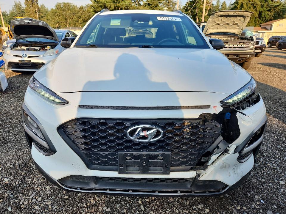 2021 Hyundai Kona VIN KM8K6CA51MU670413 COPART salvage auction — FRONT END, WA - BILL OF SALE, sold $4,750 on 2026-07-31 (photo 5)