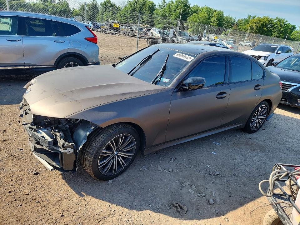 2021 BMW M3 VIN 3MW5U9J04M8B61005 — COPART salvage auction photo