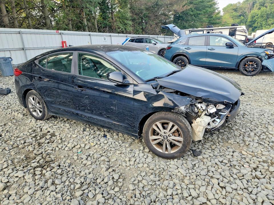 2017 Hyundai Elantra VIN KMHD84LFXHU206122 COPART salvage auction — FRONT END, NJ - CERT OF TITLE-SALVAGE (P), sold $850 on 2026-07-27 (photo 4)