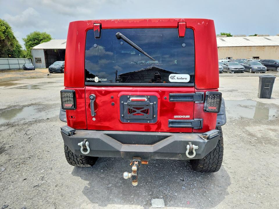 2010 Jeep Wrangler unlimited VIN 1J4BA3H10AL123991 COPART salvage auction — MECHANICAL, Tx - Bonded Title - Clean (P), sold $1,850 on 2026-07-23 (photo 6)