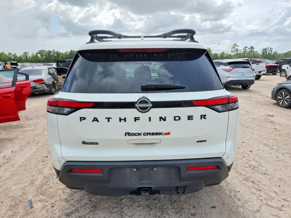 2023 Nissan Pathfinder VIN 5N1DR3BD5PC258107 COPART salvage auction — FRONT END, Tx - Salvage Vehicle Title, sold $11,800 on 2026-07-28 (photo 6)
