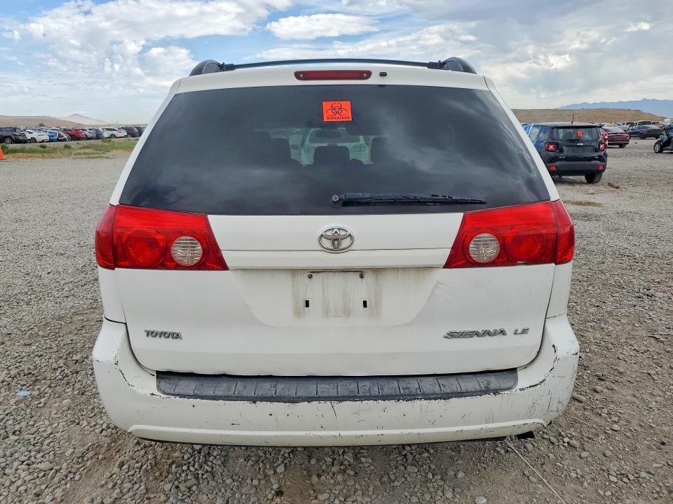 2006 Toyota Sienna VIN 5TDZA23C86S547321 COPART salvage auction — MINOR DENT/SCRATCHES, Ut - Certificate Of Title, sold $350 on 2026-07-31 (photo 6)