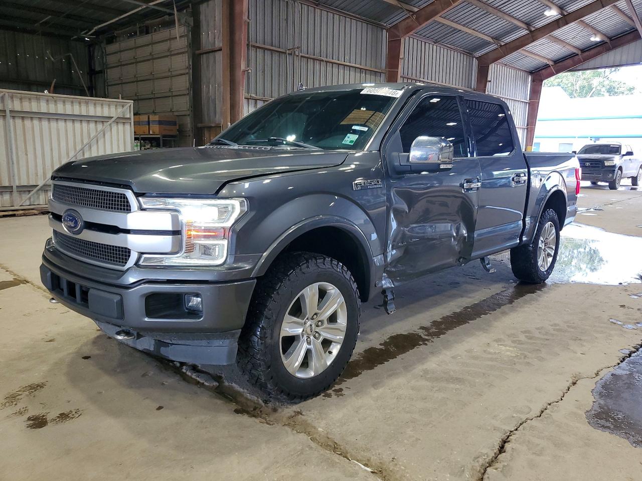 2019 Ford F-150 Lightning VIN 1FTEW1E41KFA95772 — COPART salvage auction photo