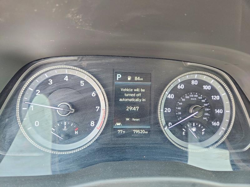 2023 Hyundai Sonata VIN KMHL64JA4PA261884 COPART salvage auction — HAIL, Co - Salvage Title, sold $7,000 on 2026-08-20 (photo 9)