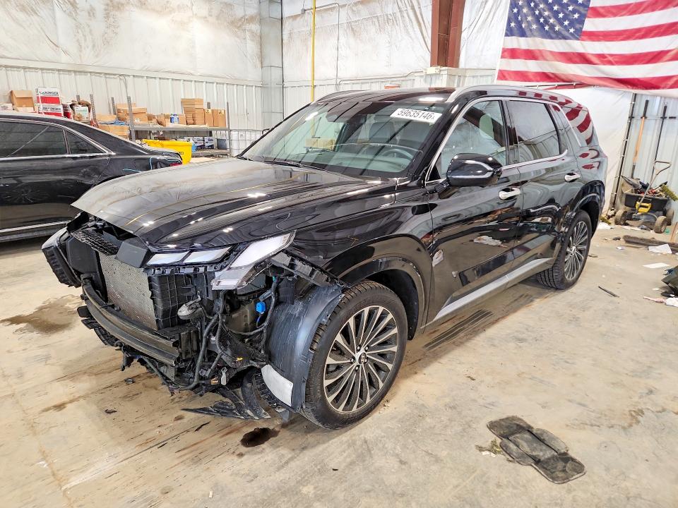 2023 Hyundai Palisade VIN KM8R7DGE5PU541488 COPART salvage auction — FRONT END, Salvage Title, sold $13,900 on 2026-07-15 (photo 1)