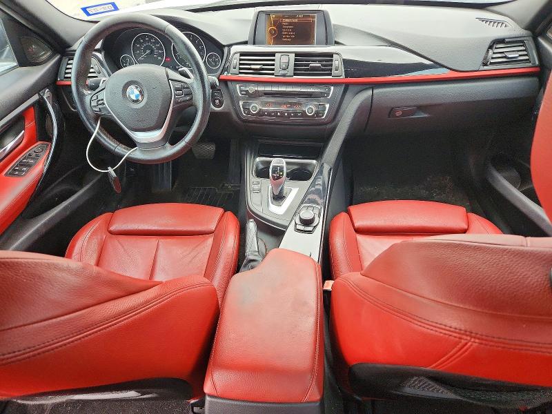 2013 BMW 3er VIN WBA3A5C51DF350512 COPART salvage auction — FRONT END, Tx - Salvage Vehicle Title, sold $3,750 on 2026-08-04 (photo 8)