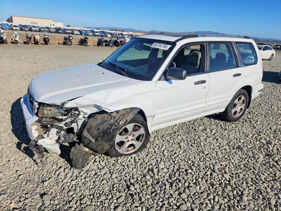 2003 Subaru Forester VIN JF1SG65693H700552 COPART salvage auction — FRONT END, Ca - Salvage Certificate, sold $675 on 2026-07-23 (photo 1)