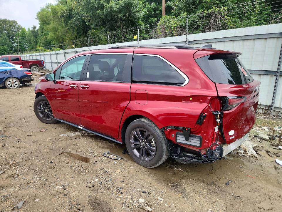 2024 Toyota Sienna VIN 5TDDSKFC9RS144052 COPART salvage auction — FRONT END, Va - Cert Of Title - Salvage, sold $17,300 on 2026-07-28 (photo 2)