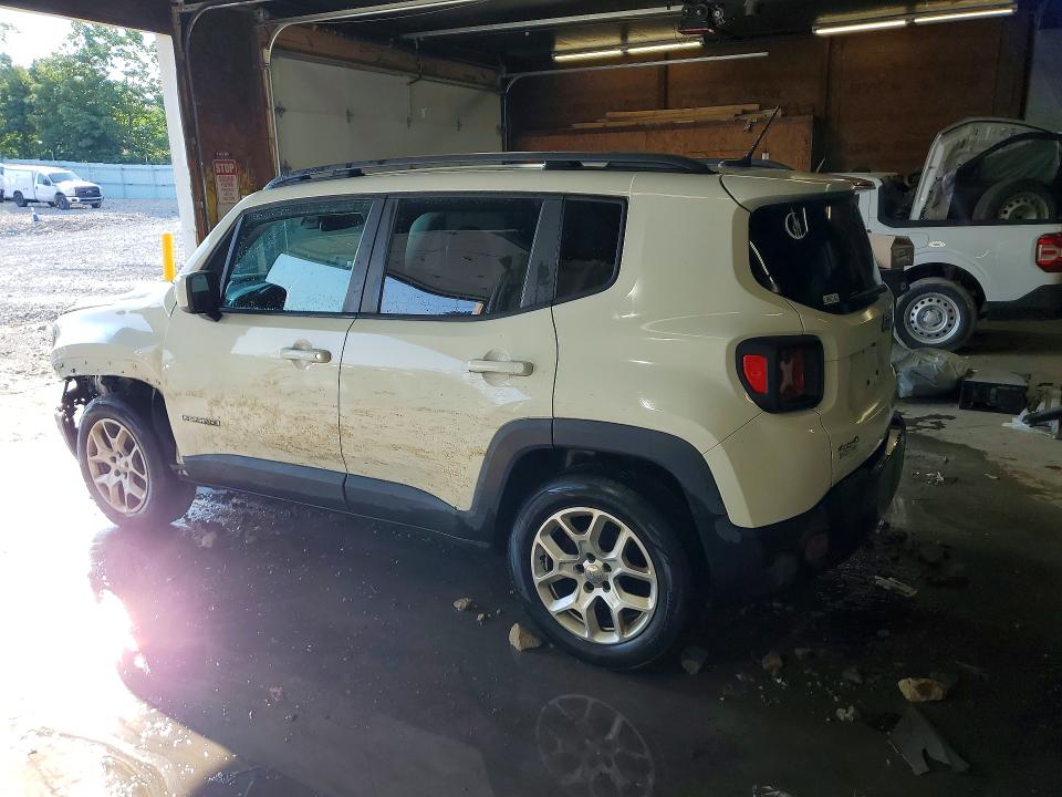 2015 Jeep Renegade VIN ZACCJBBT4FPB39872 COPART salvage auction — FRONT END, Pa - Certificate Of Salvage, sold $950 on 2026-08-13 (photo 2)