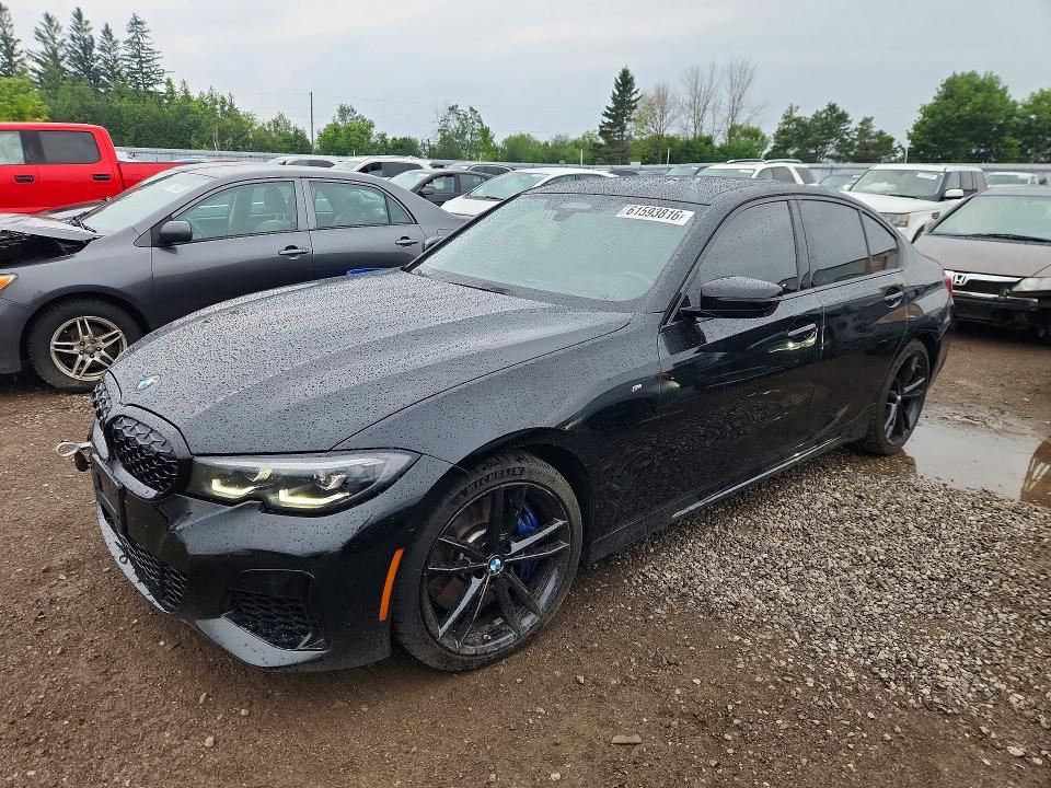 2022 BMW VIN WBA5U9C05NFL90119 COPART salvage auction — SIDE, On - Permit No Brand - Unfit, sold $31,750 on 2026-08-11 (photo 1)