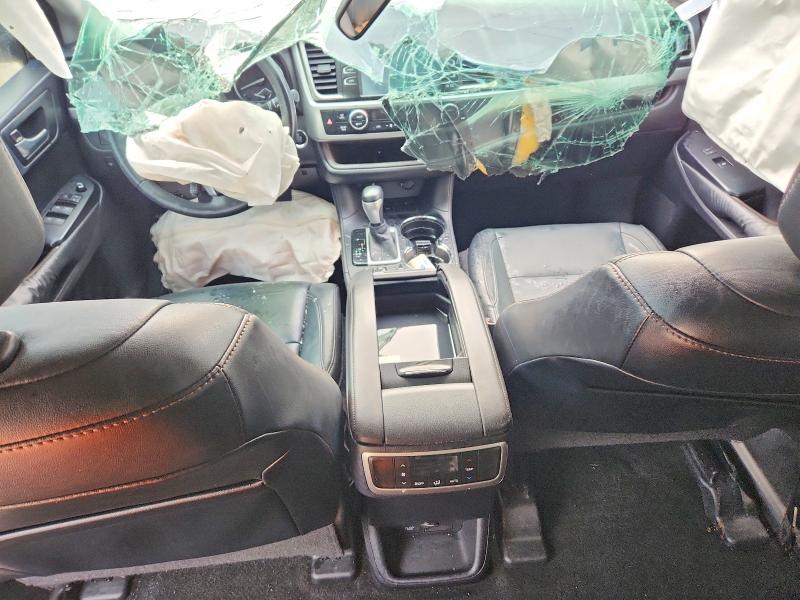 2016 Toyota Highlander VIN 5TDKKRFH6GS143014 COPART salvage auction — FRONT END, Nc - Salvage Certificate Of Title, sold $275 on 2026-07-31 (photo 8)