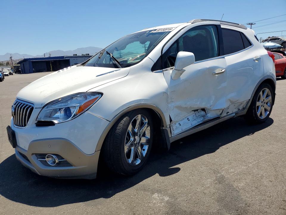 2013 Buick Encore VIN KL4CJDSB5DB183335 COPART salvage auction — SIDE, Ca - Salvage Certificate, sold $450 on 2026-07-15 (photo 1)