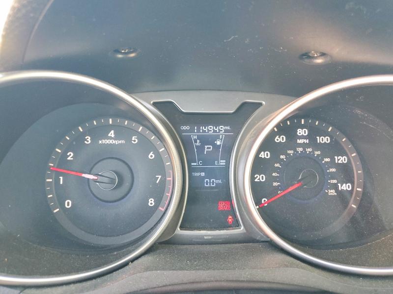 2012 Hyundai Veloster VIN KMHTC6AD3CU044222 COPART salvage auction — MINOR DENT/SCRATCHES, Ca - Cert Of Title-Lemon Law Buybac, sold $750 on 2026-07-13 (photo 9)