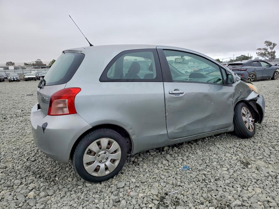 2007 Toyota Yaris VIN JTDJT923375065834 COPART salvage auction — FRONT END, Ca - Salvage Certificate, sold $700 on 2026-08-13 (photo 3)