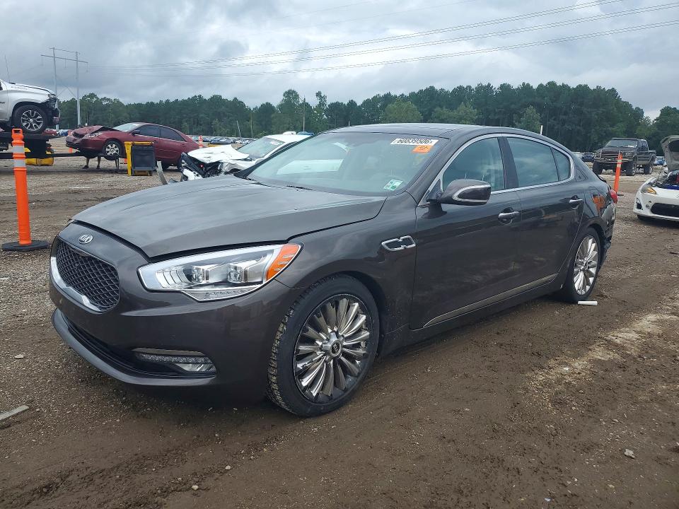 2015 Kia K900 VIN KNALW4D41F6018526 COPART salvage auction — REAR END, La - Cert Of Title-Salvage, sold $1,350 on 2026-07-21 (photo 1)