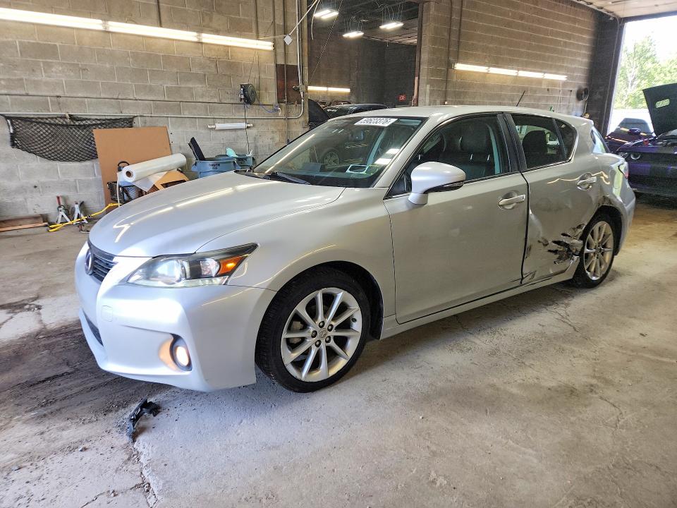 2012 Lexus Ct VIN JTHKD5BH6C2102052 COPART salvage auction — SIDE, Ny - Mv-907A Salvage Certificate, sold $3,050 on 2026-07-13 (photo 1)