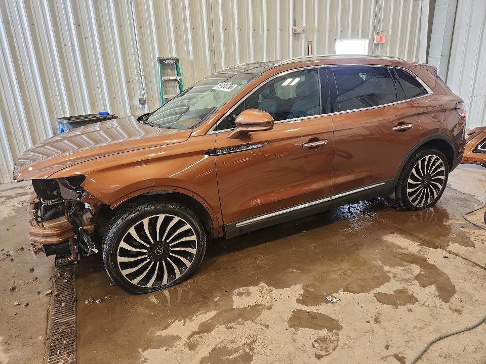 2019 Lincoln Nautilus VIN 2LMPJ9JP8KBL53177 COPART salvage auction — FRONT END, Wi - Certificate Of Title, sold $7,000 on 2026-07-24 (photo 1)