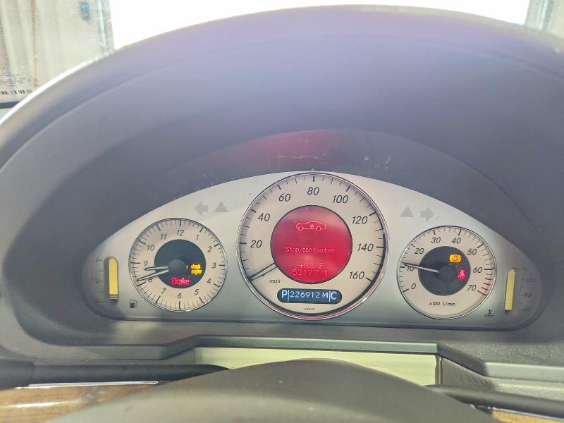 2005 Mercedes-benz E-class VIN WDBUF83J25X187046 COPART salvage auction — MECHANICAL, MD - CERTIFICATE OF TITLE, sold $425 on 2026-08-14 (photo 9)