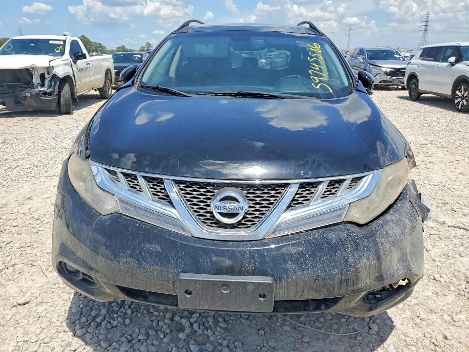 2014 Nissan Murano VIN JN8AZ1MU2EW408196 COPART salvage auction — FRONT END, TX - CERTIFICATE OF TITLE (P), sold $725 on 2026-07-28 (photo 5)