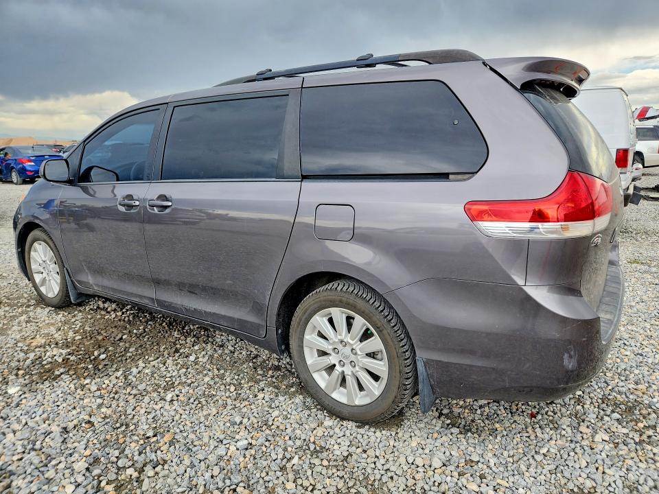 2013 Toyota Sienna VIN 5TDDK3DC7DS052262 COPART salvage auction — HAIL, Co - Certificate Of Title, sold $6,800 on 2026-07-30 (photo 2)