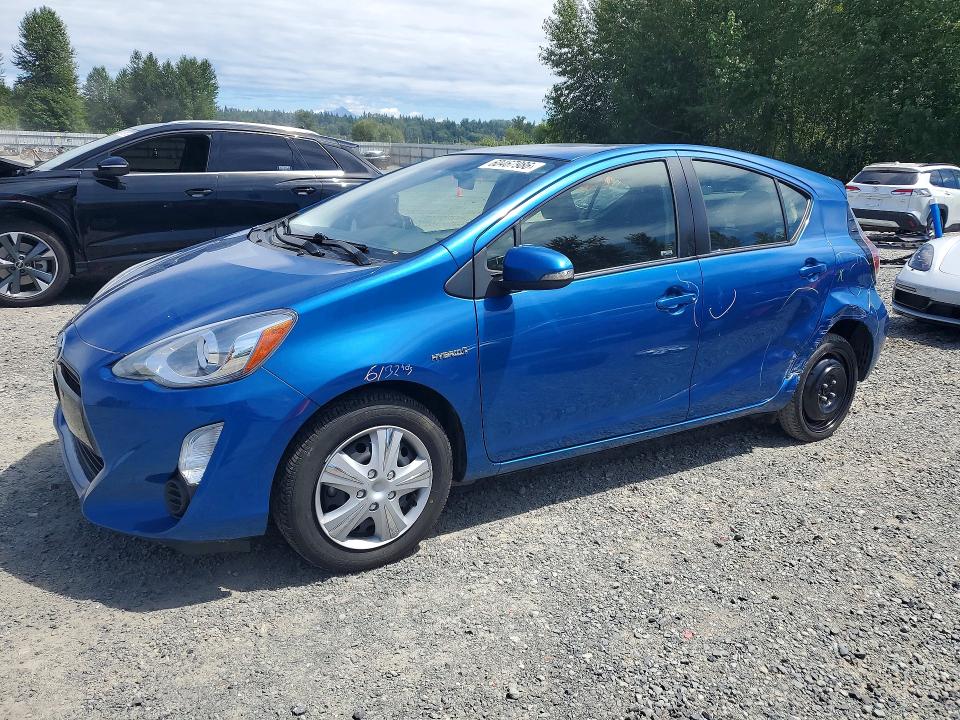 2015 Toyota Prius VIN JTDKDTB31F1106689 COPART salvage auction — REAR END, Wa - Bill Of Sale, sold $3,800 on 2026-07-27 (photo 1)