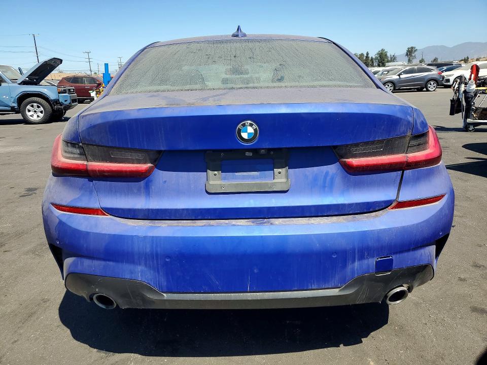 2020 BMW 3er VIN 3MW5R1J00L8B31775 COPART salvage auction — FRONT END, OH - DIS/DLR/EXP ONLY SALVAGE TITLE, sold $7,600 on 2026-07-29 (photo 6)