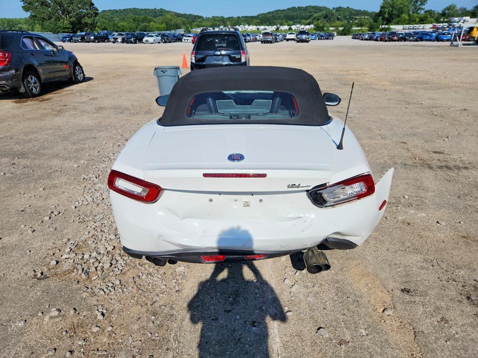 2017 Fiat 124 spider VIN JC1NFAEK8H0106130 COPART salvage auction — REAR END, Wi - Certificate Of Title, sold $4,850 on 2026-07-28 (photo 6)