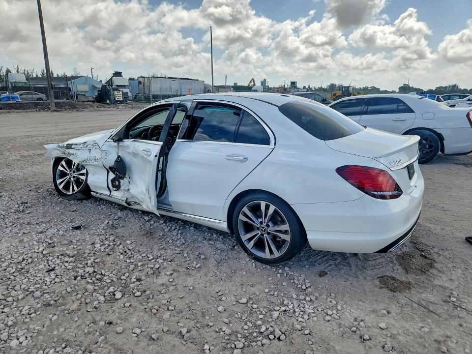 2020 Mercedes-benz C-klasse VIN WDDWF8DB9LR542481 COPART salvage auction — SIDE, Fl - Certificate Of Destruction, sold $6,500 on 2026-08-11 (photo 2)