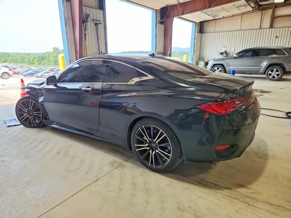 2018 Infiniti Q60 VIN JN1EV7EL1JM390543 COPART salvage auction — FRONT END, Pa - Certificate Of Salvage, sold $4,150 on 2026-07-31 (photo 2)