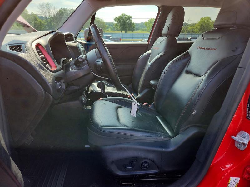 2016 Jeep Renegade VIN ZACCJBCT5GPE15055 COPART salvage auction — FRONT END, Md - Cert Of Salvage > 75% Damage, sold $4,300 on 2026-08-05 (photo 7)