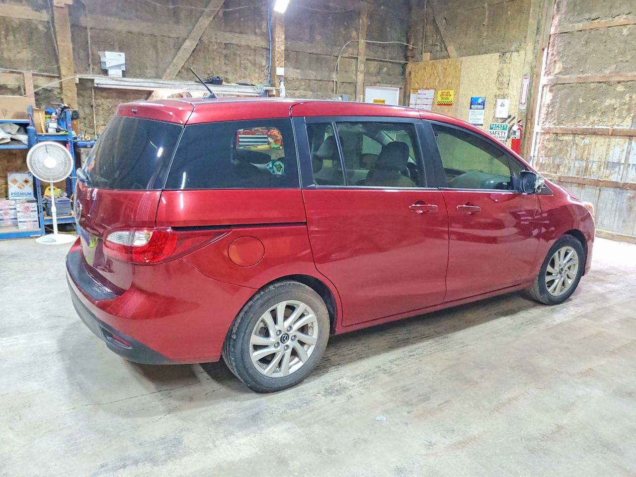 2013 Mazda 5 VIN JM1CW2BL0D0155362 COPART salvage auction — Front End, SD - CERTIFICATE OF TITLE, sold $400 on 2026-09-03 (photo 3)