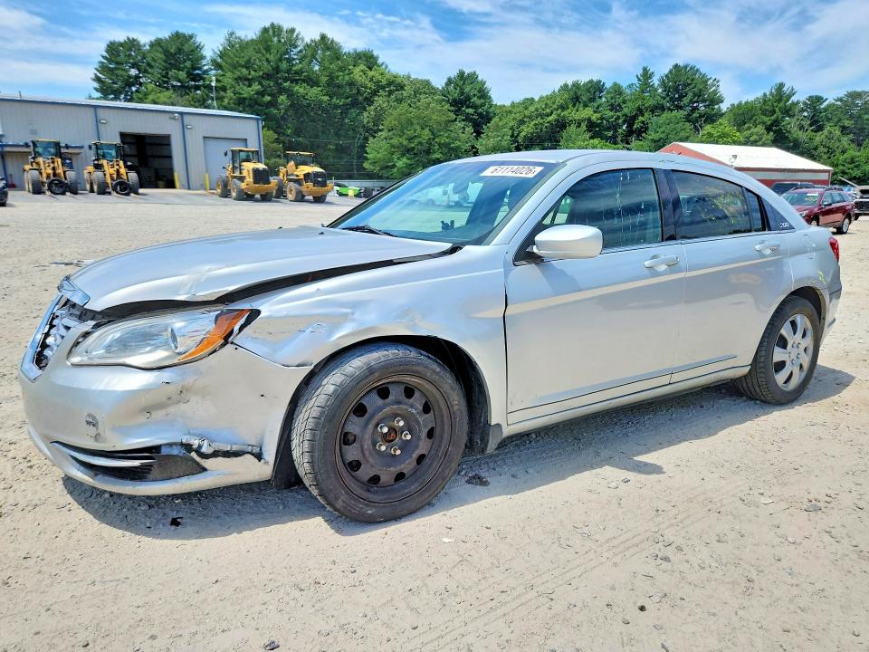 2012 Chrysler 200 VIN 1C3CCBAB0CN100885 COPART salvage auction — FRONT END, Ma - Cert Of Title-Reconstrctd Coll, sold $325 on 2026-07-23 (photo 1)