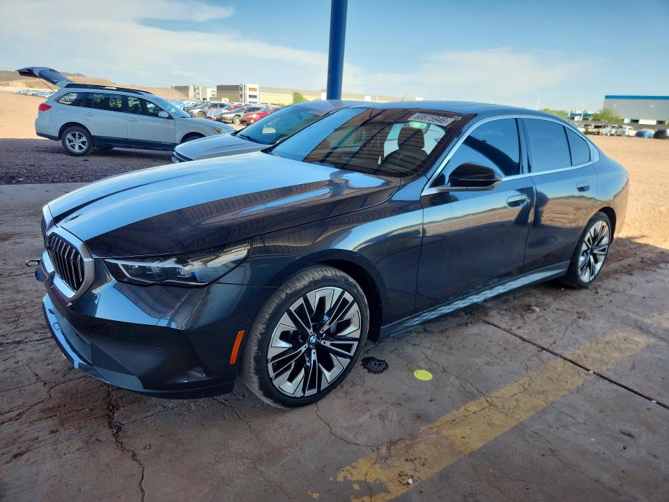 2025 BMW 5er VIN WBA43FJ00SCU33424 COPART salvage auction — SIDE, Az - Cert Of Title - Salvage, sold $175 on 2026-07-30 (photo 1)