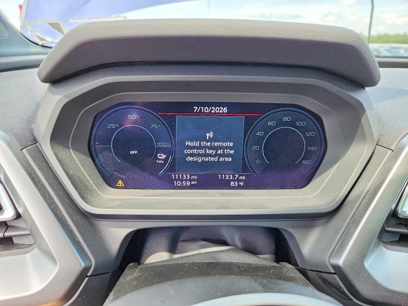 2024 Audi Q4 e-tron VIN WA1KUBFZ8RP072934 COPART salvage auction — FRONT END, Ny - Mv-907A Salvage Certificate, sold $11,000 on 2026-08-20 (photo 9)