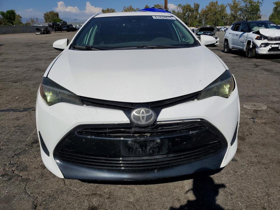 2017 Toyota Corolla VIN 5YFBURHE6HP679825 COPART salvage auction — REAR END, Ca - Salvage Certificate, sold $3,100 on 2026-07-30 (photo 5)
