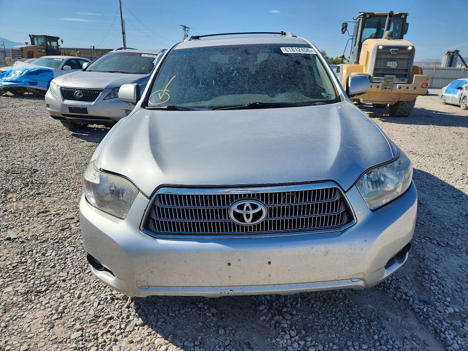 2008 Toyota Highlander VIN JTEEW44A282009535 COPART salvage auction — FRONT END, Ut - Certificate Of Title, sold $1,100 on 2026-07-31 (photo 5)